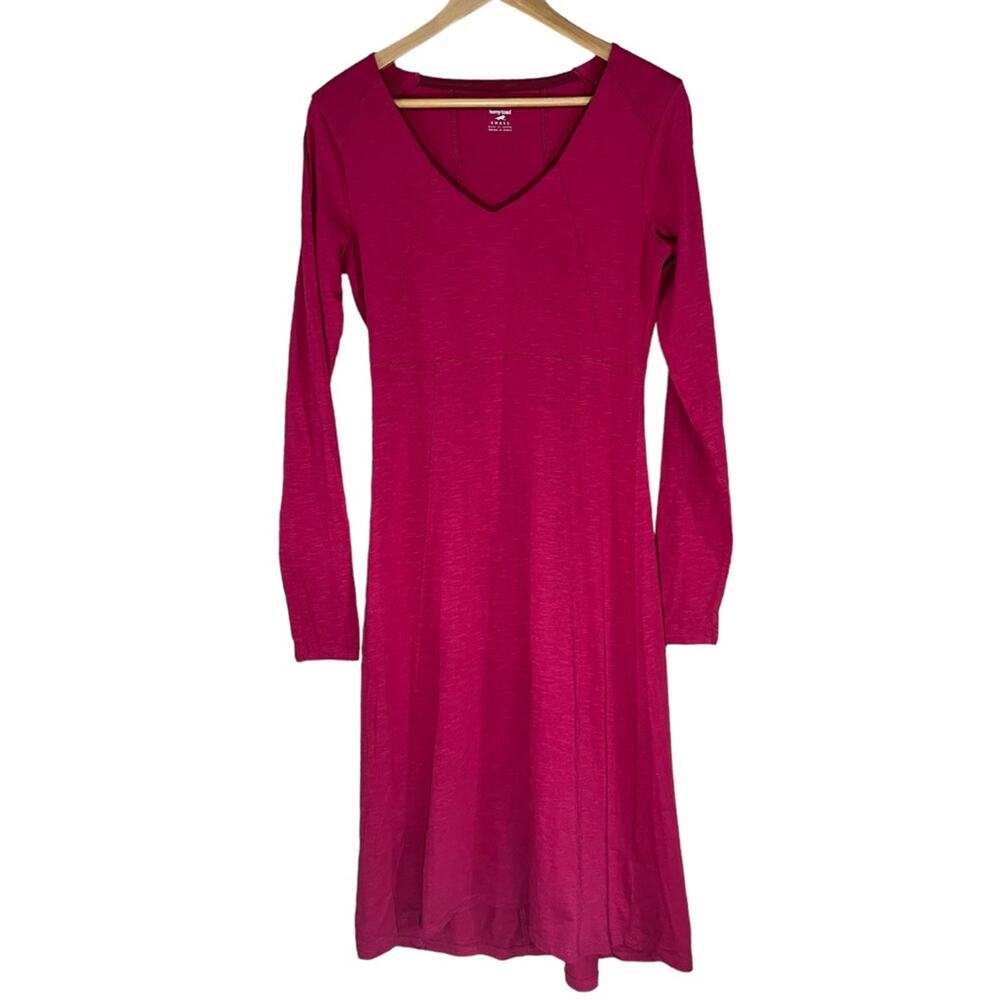Horny Toad pink Bellflower Dress WOMEN’S SIZE SMALL long sleeve